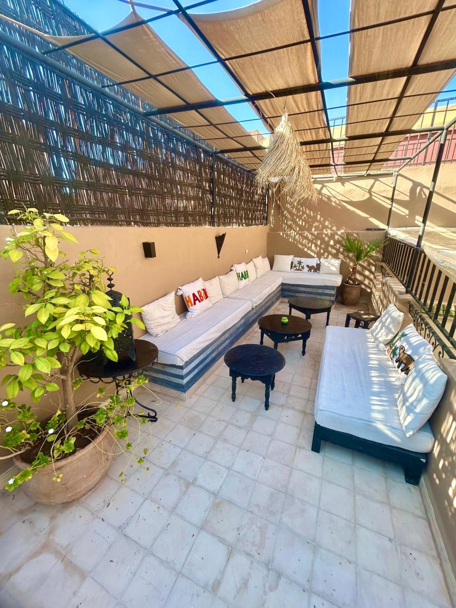 Riad Darna 4 Chambres Avec Piscine Et Petit Dejeuner Marrakesh Exteriör bild