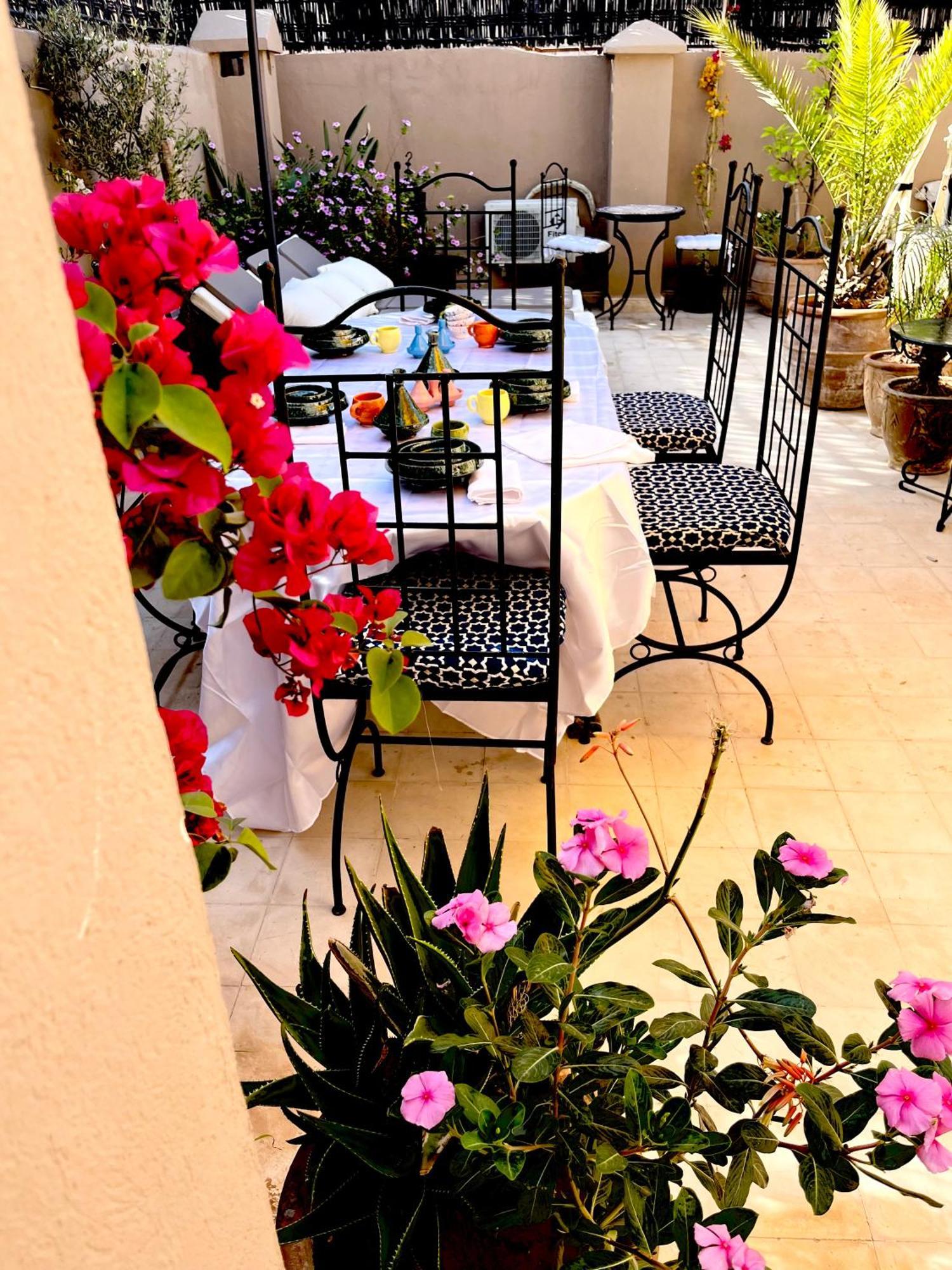 Riad Darna 4 Chambres Avec Piscine Et Petit Dejeuner Marrakesh Exteriör bild