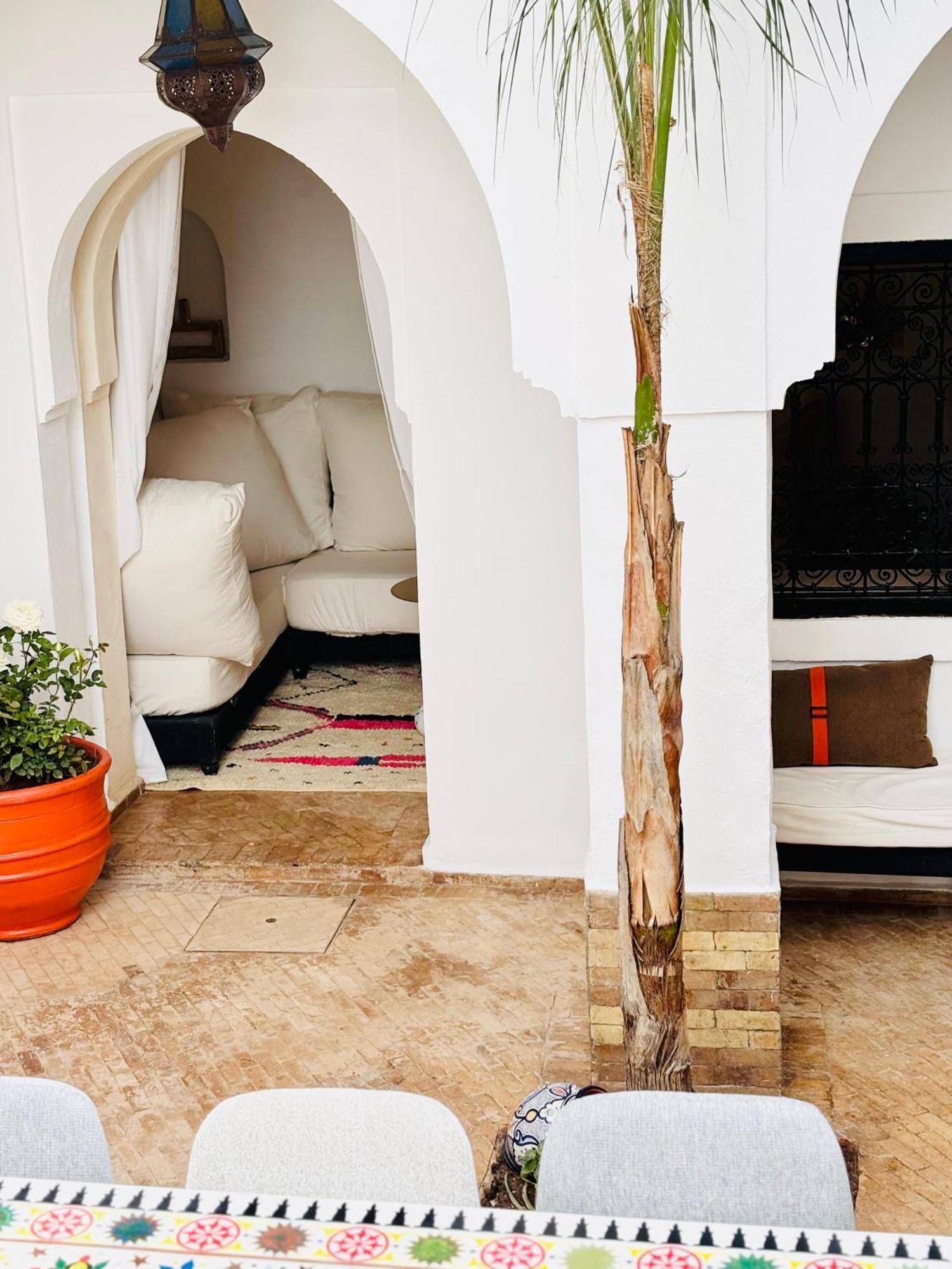 Riad Darna 4 Chambres Avec Piscine Et Petit Dejeuner Marrakesh Exteriör bild