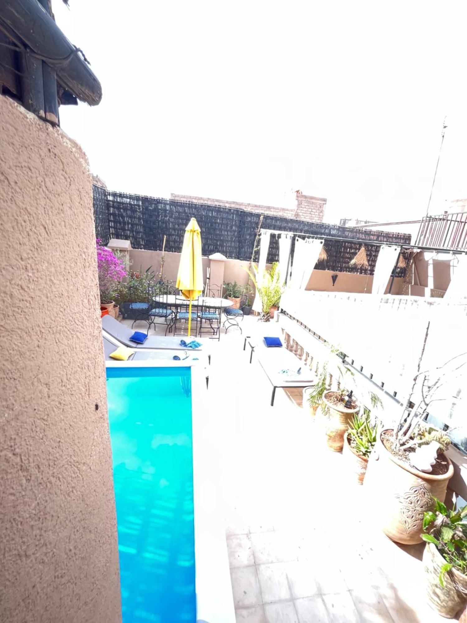 Riad Darna 4 Chambres Avec Piscine Et Petit Dejeuner Marrakesh Exteriör bild