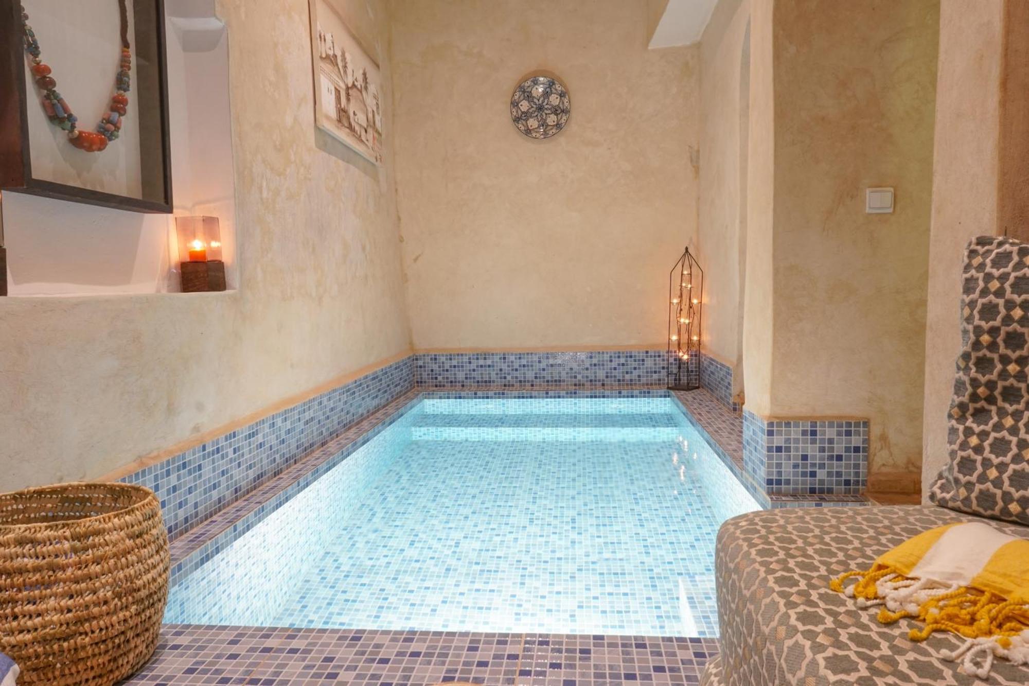 Riad Darna 4 Chambres Avec Piscine Et Petit Dejeuner Marrakesh Exteriör bild